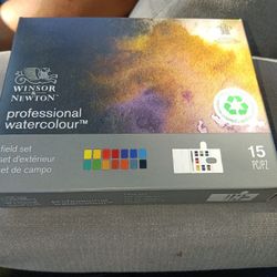 Windsor In Newton Professional Watercolor 15 Color Set Field Set