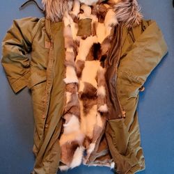 Designer Parka,  Mr & Mrs Italy.  Size XL.