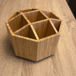 Woden Pencil Holder Desk