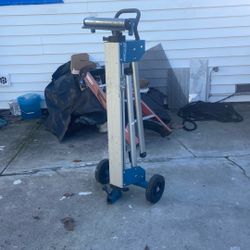 Professional rolling miter saw stand