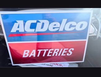 Ac delco metal signs