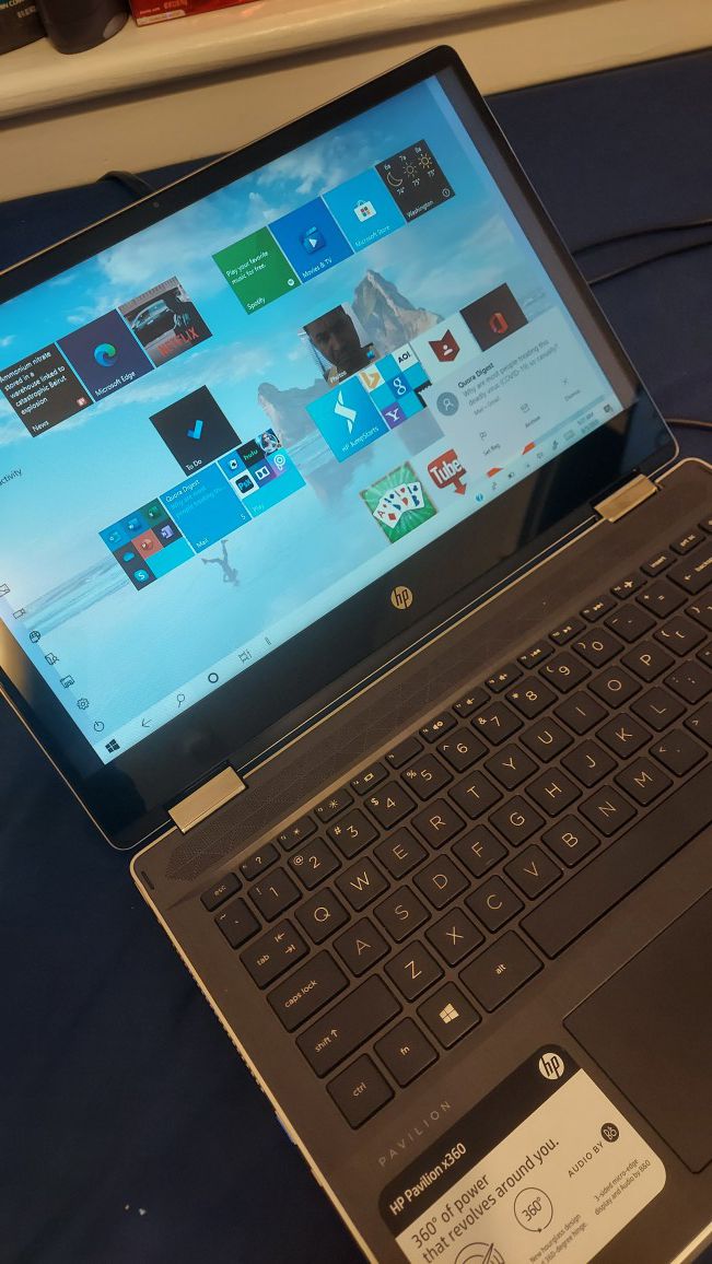 Laptop. HP pavilion x360.,Touch Screen.