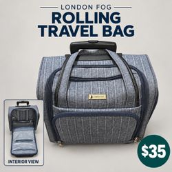 London Fog Rolling Underseat Carry-On Bag