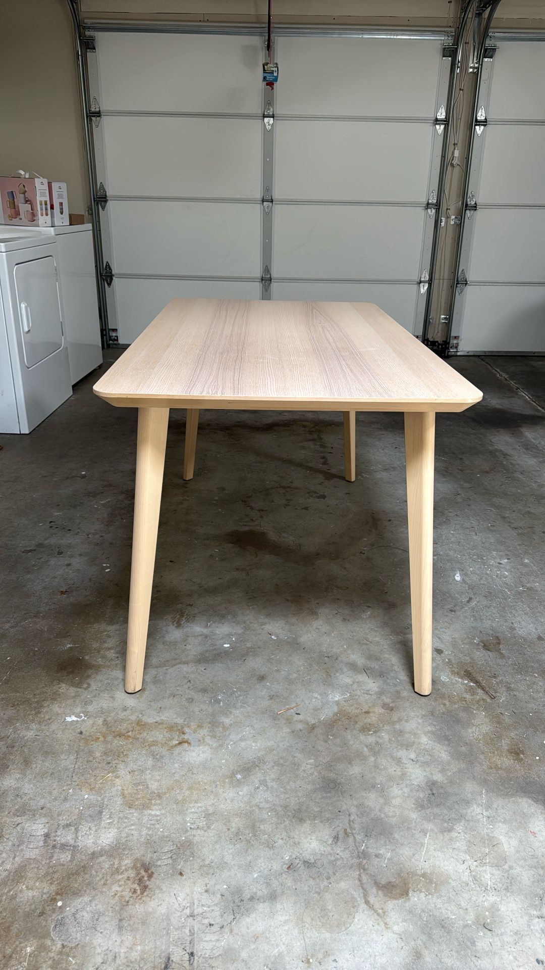 Dining Table (seats 4, up to 6) 55 1/8” x 30 3/4” x 29 1/8”