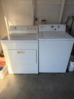 Whirlpool washer and dryer