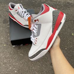 Jordan 3 Retro Fire Red 