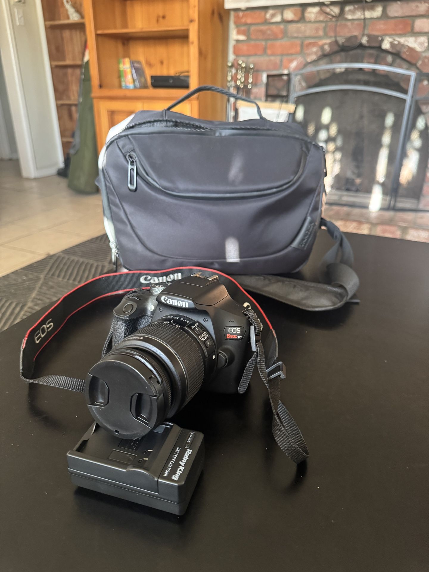 Canon EOS Rebel T6 DSLR Camera with 18-55mm Lens Black