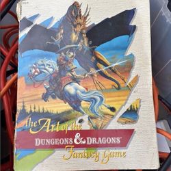 1985 Art of The Dungeons & Dragons Fantasy Game - TSR D&d Paperback Book 80s