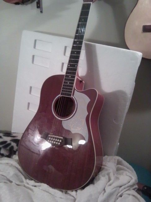 Acusticaelectrica Guitarra 12 Cuerdas