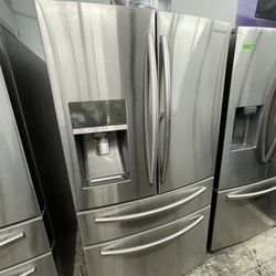 Samsung 4 Door In Stainless Steel With Food Showcase Used