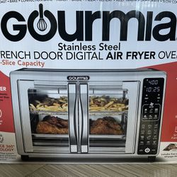 Gourmia Stainless Steel French Doir Digital Air Fryer Oven 