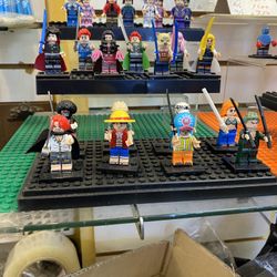 One Piece Lego Set 8pc 