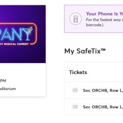 Two Center Aisle Seats For Company, At Keller
