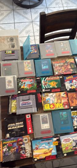Nintendo 64 and NES game lot