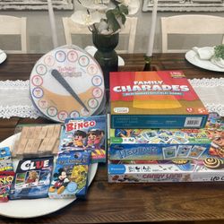 Children’s Board Games Disney, Charades, Twister and much more