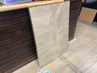 Textured Monochromatic Abstract framed Art Piece