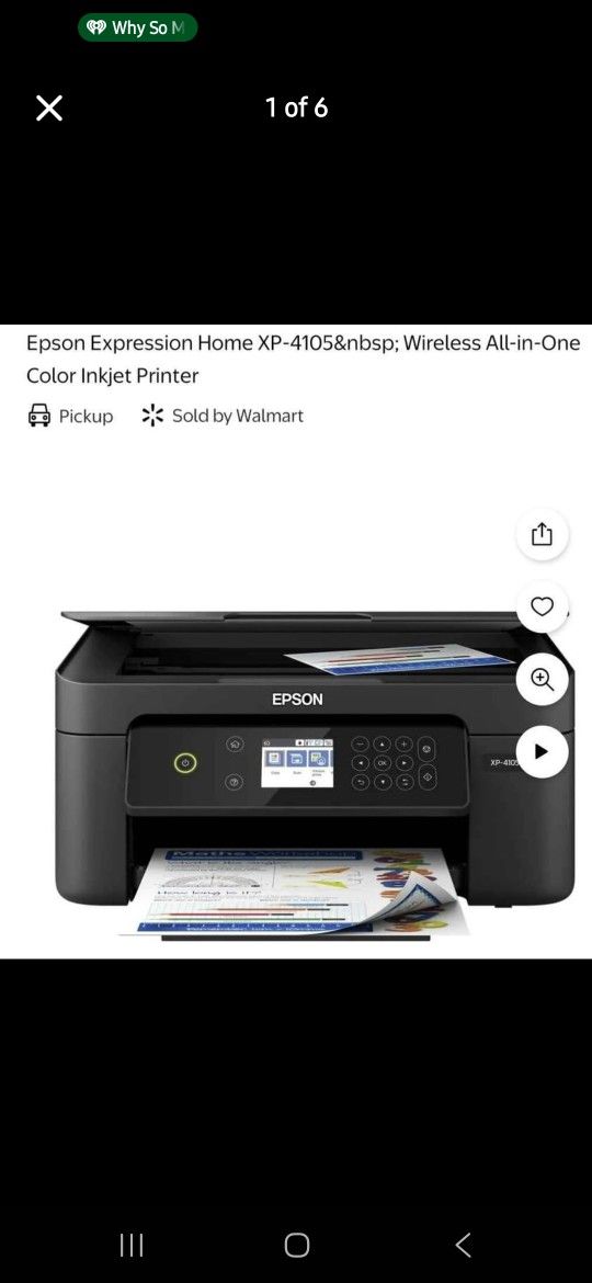 Epson Expression Home XP-4105 Wireless All-in-One Color Inkjet Printer