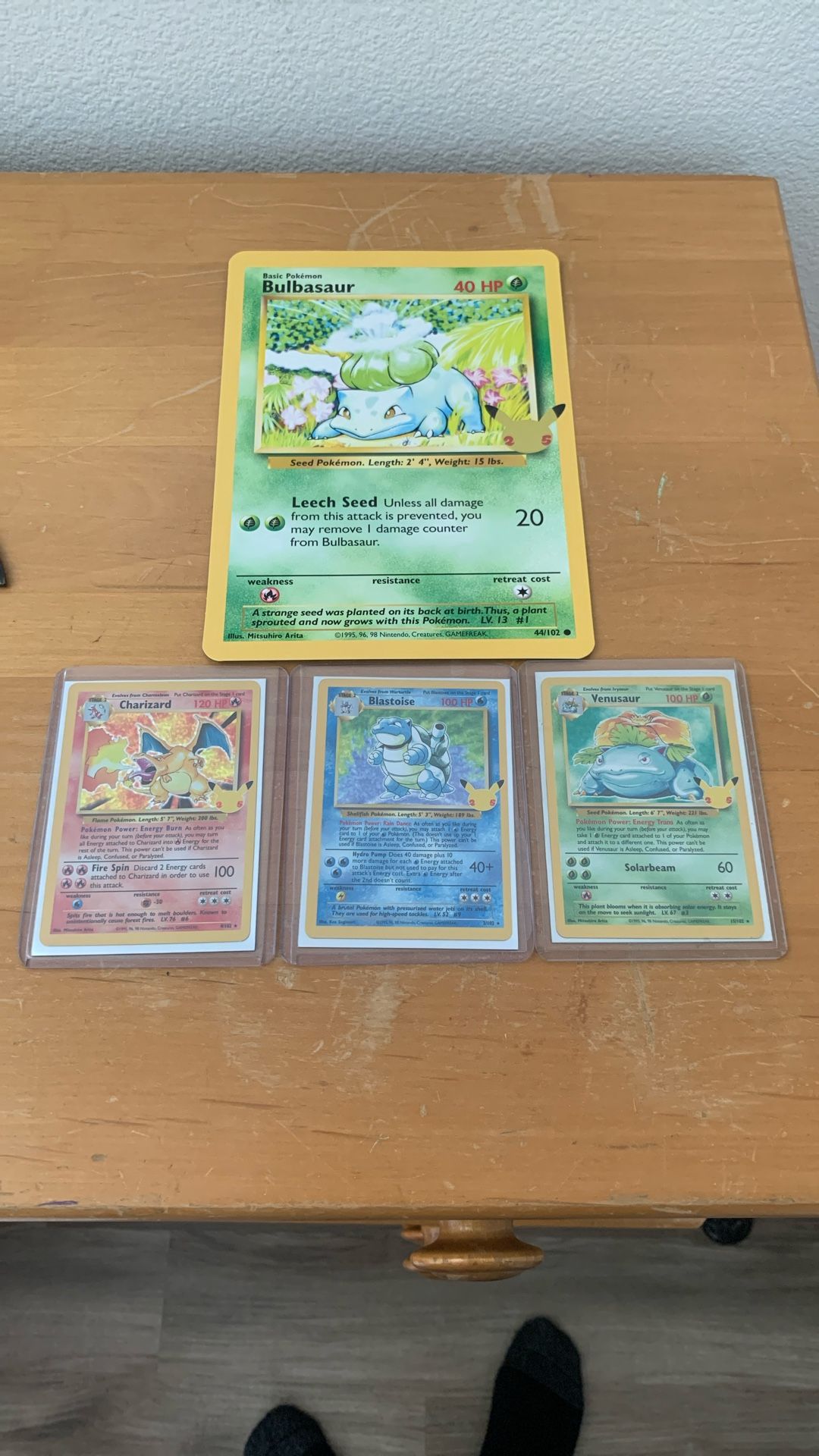 Charizard - Blastoise - Venusaur Halo set - CCC Edition