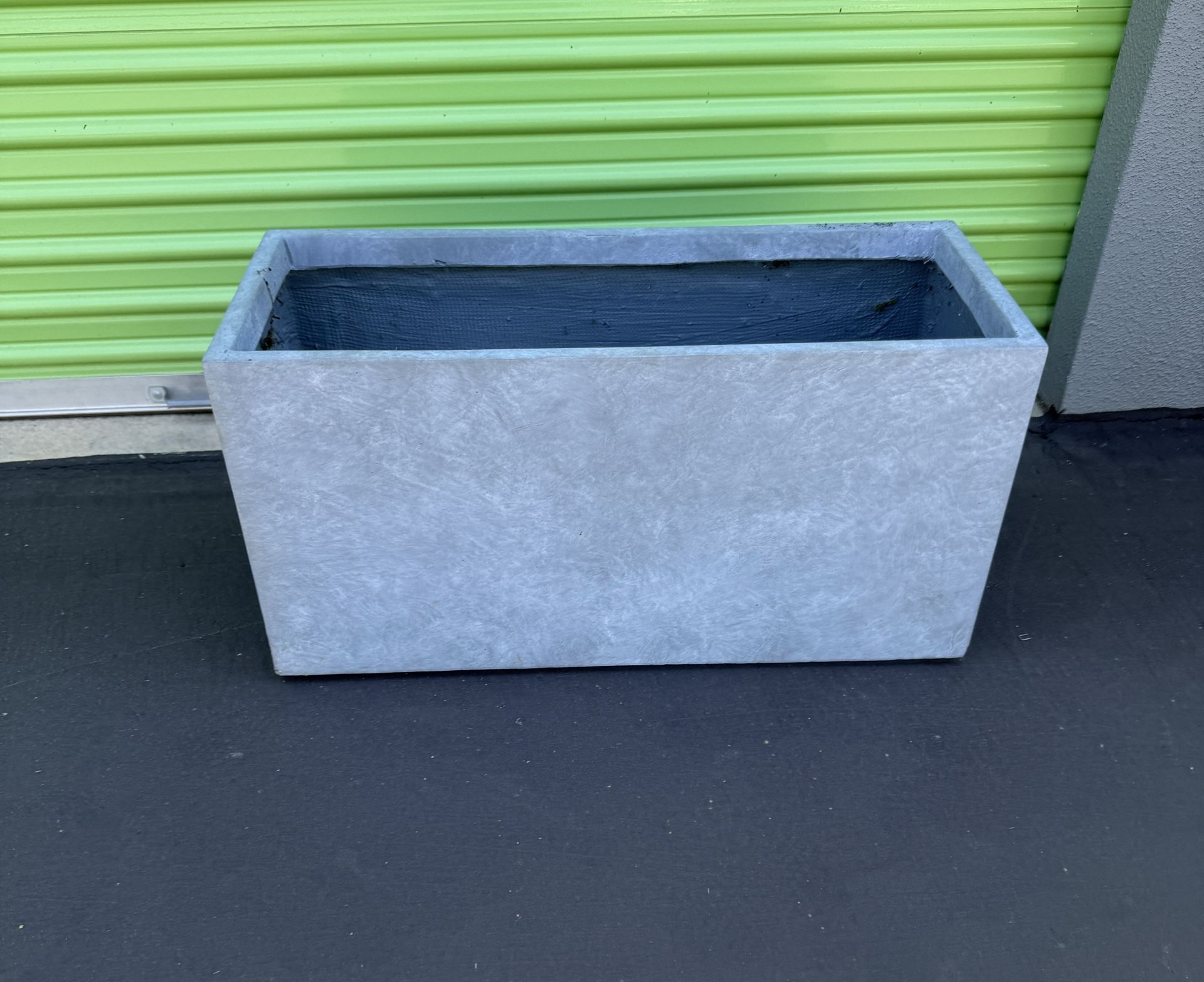 Modern Gray Planter Box