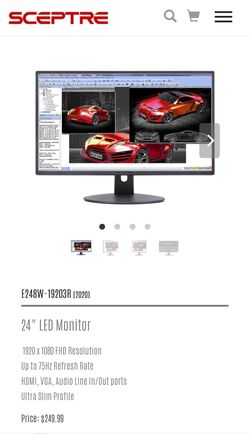 Sceptre 24” monitor