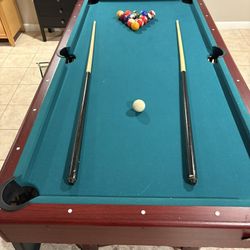 Pool, Ping Pong, Poker Table 6x4ft
