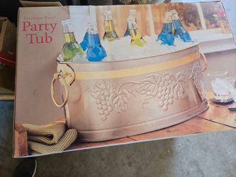 Party tub for beverage or decor