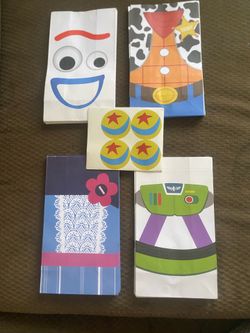 Toy Story party favor goodie bags