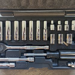 Pittsburgh 1/4in Drive Metric Socket Set