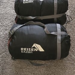 2 sleeping bags REISEN EA2501,  0 Degree Lightweight Sleeping Bag Flannel, Cold Weather Sleepin