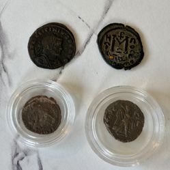 Ancient Bronze Coin Lot" 