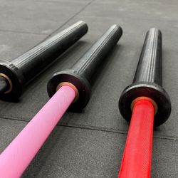 Olympic CrossFit Barbell | Red, Black, Pink | 1,500 Weight Capacity