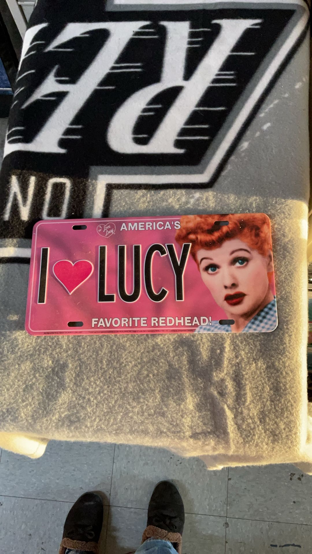 I Love Lucy License Plate