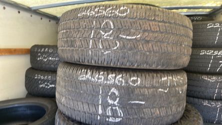 Pair of 265/60/18 Goodyear