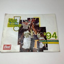 Vintage 1994 Seattle Supersonics Calendar