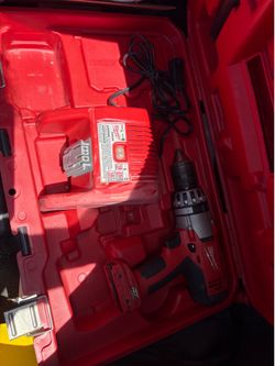 Milwaukee drill for sale loaded the batter 50 bucks