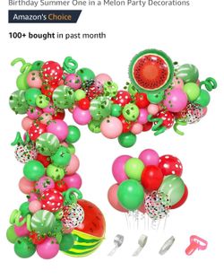 Watermelon Balloon Arch Kit NEW