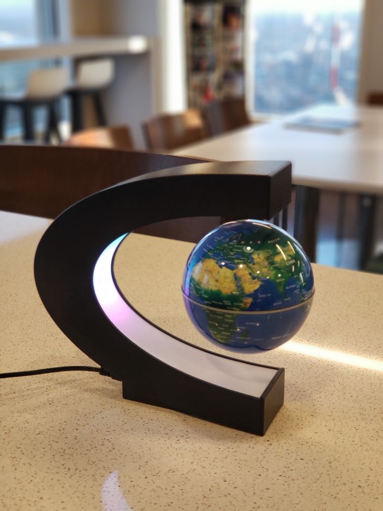 Levitating Earth Globe Office Desk Accessory Gift