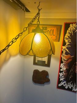 Vintage hanging light.