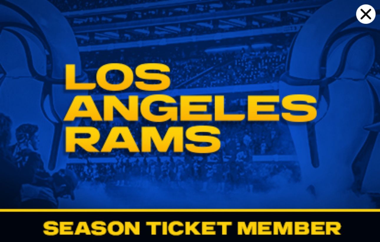 LOS ANGELES RAMS TICKETS
