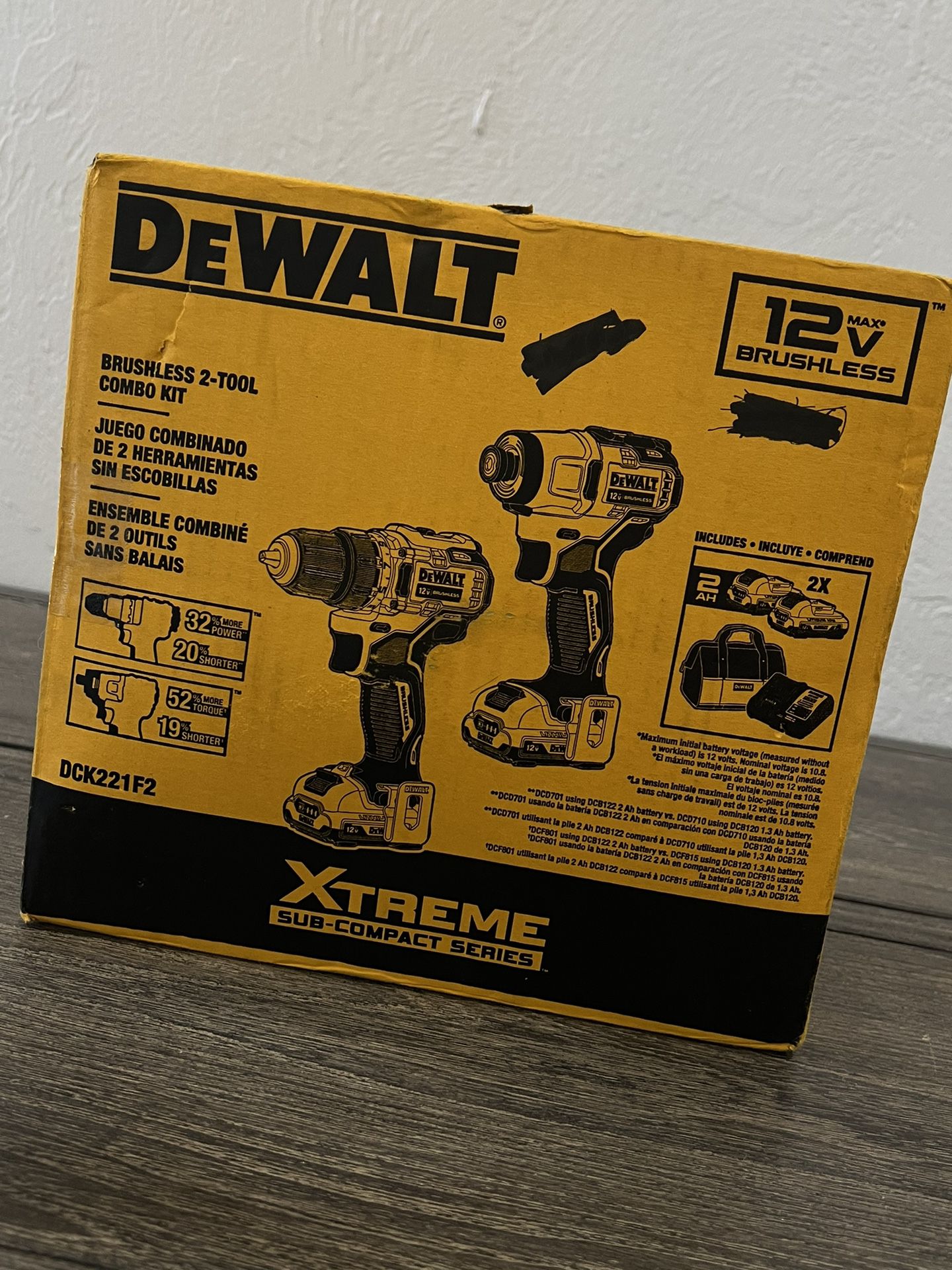 12-volt DEWALT drills