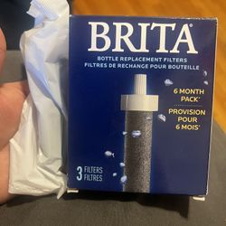 4 New Brita Water Bottle Filters (in Total)