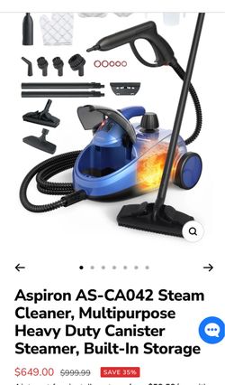 Aspiron AS-CA042 Multipurpose Heavy Duty Canister Steam Cleaner