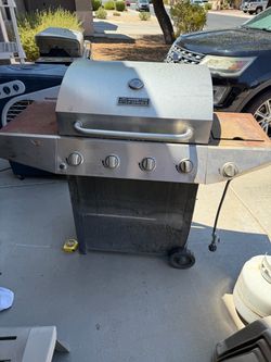 4 burner forge master grill