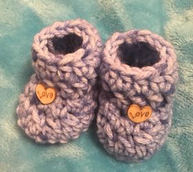 Crochet Baby Booties - custom made for you