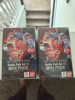 One Piece Card Game: Double Pack Set Vol. 11 (DP-11), themed around the booster release "The Time of Battle" [OP-16]