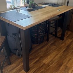 Handmade Industrial Style Tall Table
