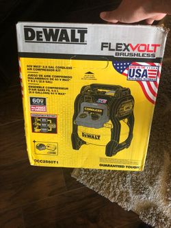DeWalt cordless air compressor