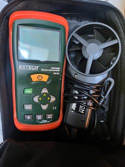 Extech AN100 CFM/CMM Thermo-Anemometer
