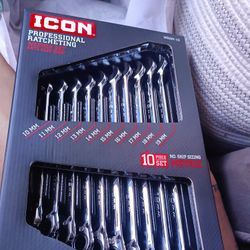 Icon Professional Ratcheting Wrench Set