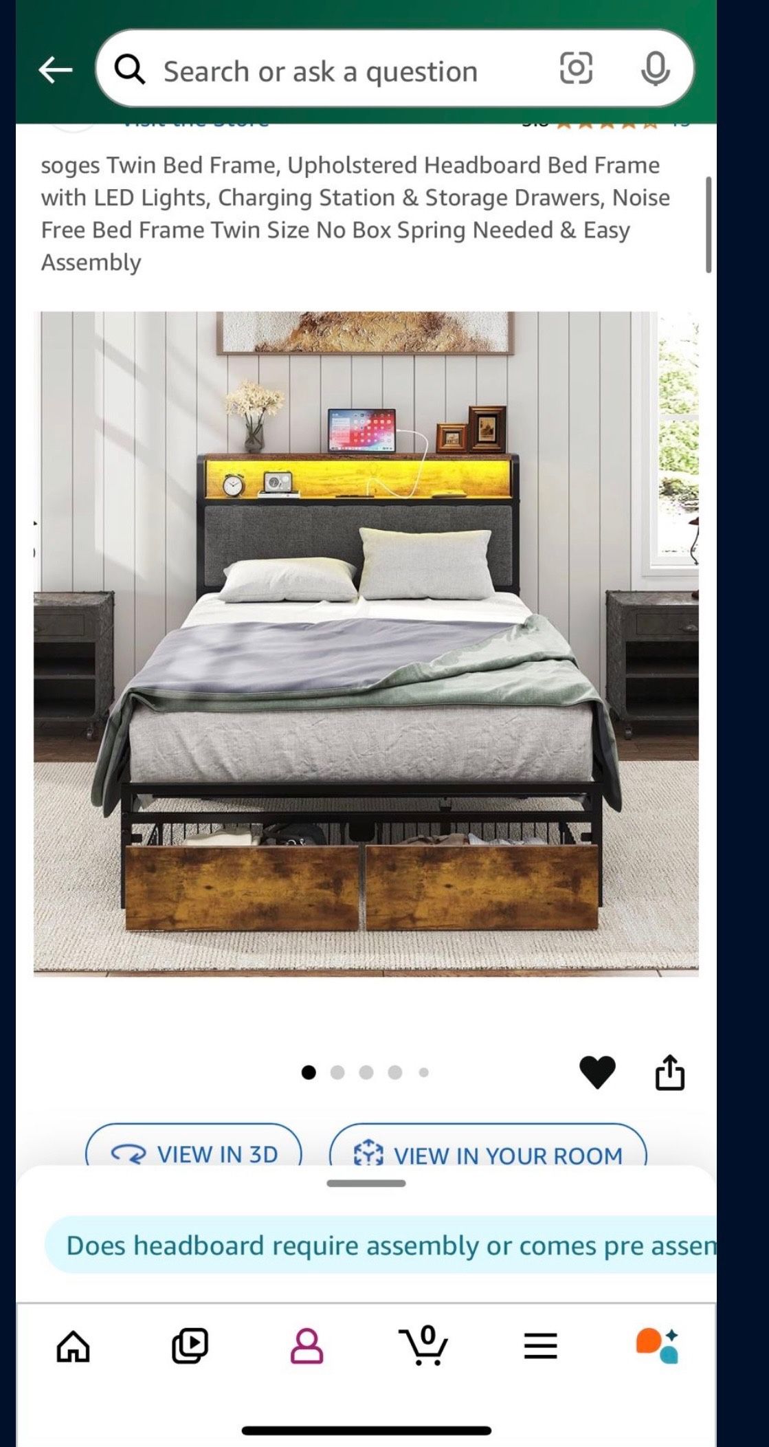 Twin Bed Frame 